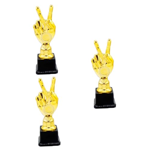 3 Pçs Troféu De Futebol Kidcraft Playset Crianças Playset Mini Troféus De Plástico Medalhas De Prêmi