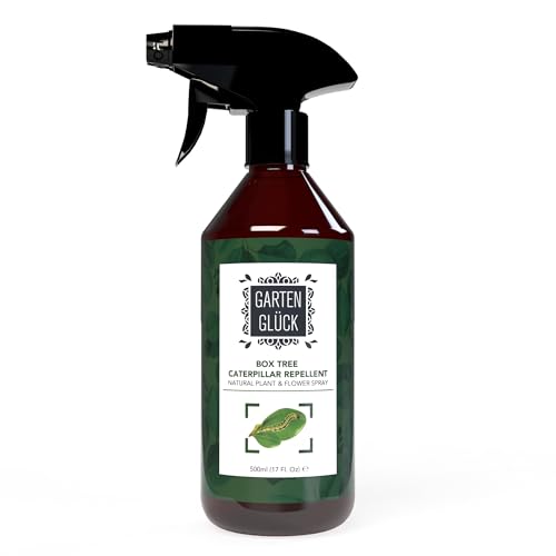 Garten Glück Box Plant Caterpillar Spray & Box Caterpillar Treatment - 500ml - Box Hedge Caterpillar Treatment - Similar to Neem Oil for Plants Spray - Alternative to Buxus Caterpillar Killer