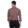 Sparrow Outfit Men’s Cotton Blend Regular Fit Shirt | Casual Wear Formal Shirts for Men and Boys | Spread Collar Long Sleeve Button Down Shirt for Office Parties Special Occasions (Nutty Brown)