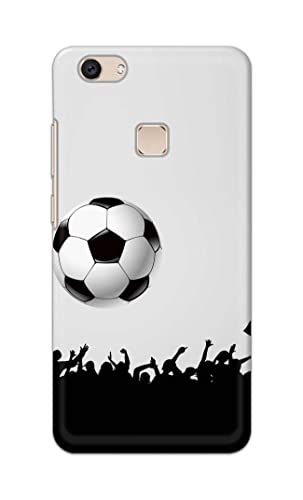 Image of Printed Hard Back Cover Case for Vivo V7+ | Vivo V7 Plus | Vivo Z10 Back Cover (Football Icon) -702