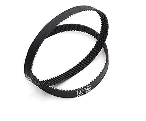 Lysee 3D Printer Parts & Accessories - 10pcs/lot 3D Printer Timing Belt GT2 6MM Closed Loop Rubber Timing Belt 160/162/166/170/172/180/186/188/190/192/194/200/202 MM - (Size: GT2-6- 170 mm)