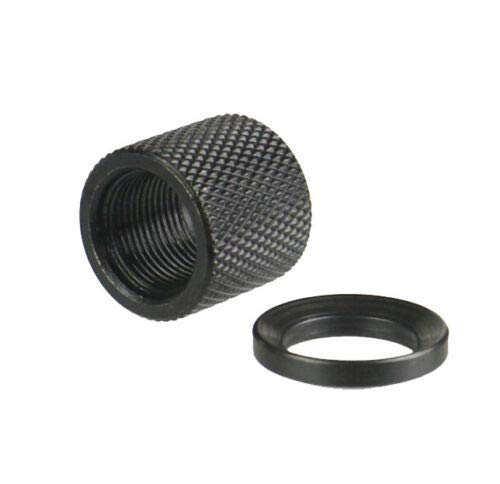 DB TAC 1/2''x 28 TPI Thread Protector Aluminum Black Color 1/2-28 TPI Thread