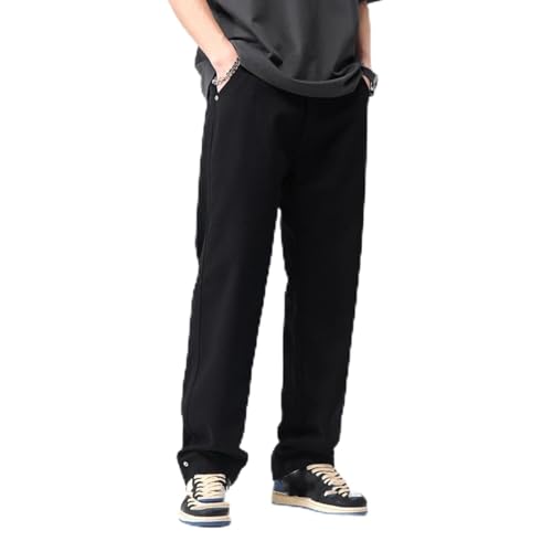 Jeans Pants Trousers Denim Spring and Autumn Loose Men's Stretch Classic Floor