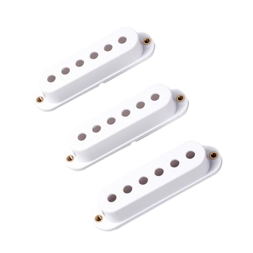 Abaodam 3本 シングル コイル?? ピックアップ カバー ユニバーサル ギター インプット ジャック エレキ ギター バッグ ギター ケーブル ギター ピックアップ ギター ピックアップ