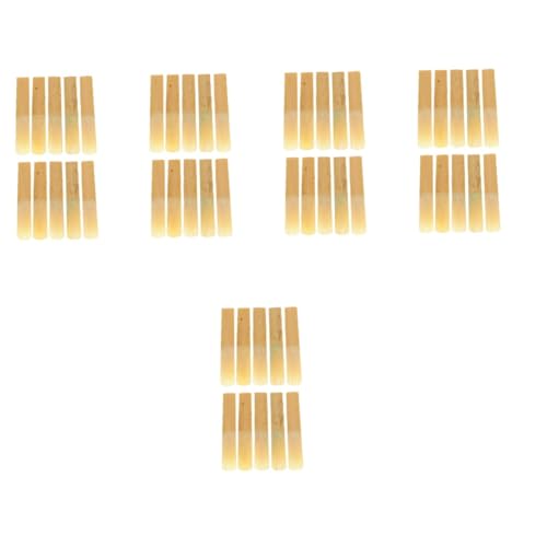 FAVOMOTO 5sets Clarinet Accessory Clarinet Reeds Durable and Safe Material 10pcs*5