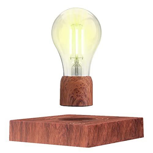 Veqezn Magnetic Levitating Floating Wireless LED Light Bulb Desk Lamp for Unique Gifts, Home Office Decor Cool Tech Gadgets Toys Veqezn Magnetic Levitating Floating Wireless LED Light Bulb Desk Lamp for Unique Gifts, Home Office Decor Cool Tech Gadgets Toys