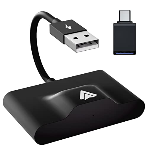 Wireless Android Auto Adapter, Android Auto USB Dongle für Android Autoradio, Wireless Android Auto Cars Adapter für OEM Wired Android Auto Autos von 2016