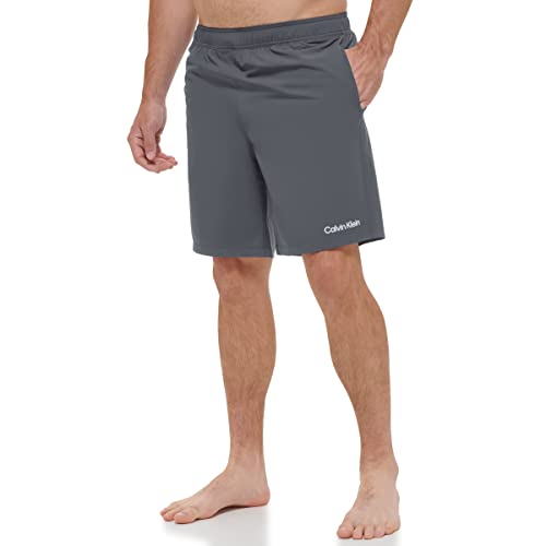 Calvin Klein Men's Standard Uv Protected Quick Dry Elastic Wasitband Swim Trunk2