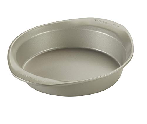 Rachael Ray Nonstick Bakeware Set Without Grips Includes Nonstick Bread Pan, Baking Pans, Cake Pans, Cookie Sheet / Baking Sheet - 10 Piece, Silver #TOP2