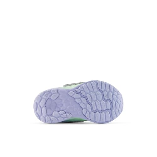 Image of New Balance Kid's Fresh Foam Arishi V4 Hook & Loop Running Shoe, Grey Matter /Daybreak, 2 Infant