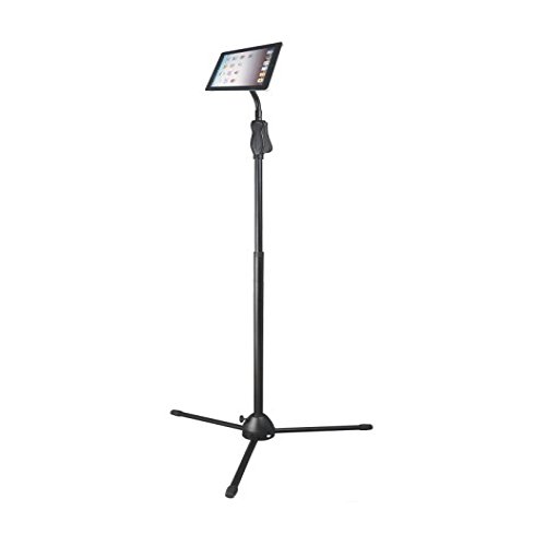 Image of MX Flexible Gooseneck Tablet Floor Stand - Universal iPad Holder for Bed, Couch, Office - Adjustable Height & 360 Rotation - Heavy-Duty & Hands-Free