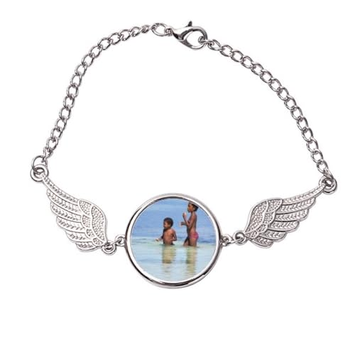 Ellie Yao Sea Wave Bracelet ailes d'ange en métal pour sublimer vos tenues d'été