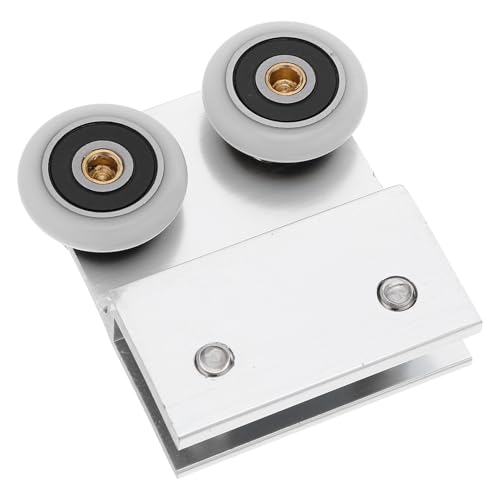 BESTonZON 引き戸 扉 耐荷重 スライド レール クローゼット ミラー 扉 ローラー 引き戸 側面 ローラー 交換用 滑車