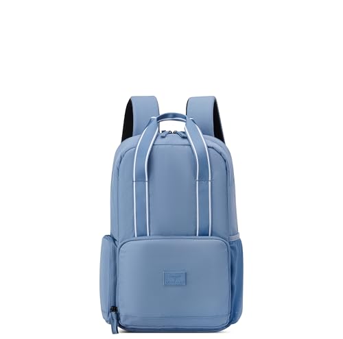 florence by mills Carefree Carry - Mochila de viaje para laptop para mujer, zinc, azul, M, Carefree - Mochila de viaje para portátil