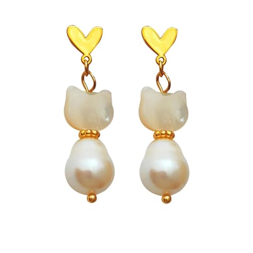 Boucles d'oreilles chat légères qui ne font pas mal aux oreilles pour la fête