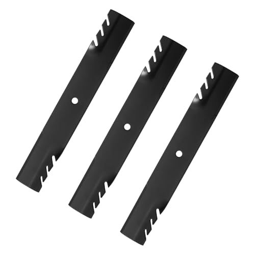 60 Deck Replacement Toothed Mulching Blades for 105-7718 105-7777 105-8777 - Compatible with Toro Z Master Z500 Z555 Z557 Z587L Z588E - 3 Pack