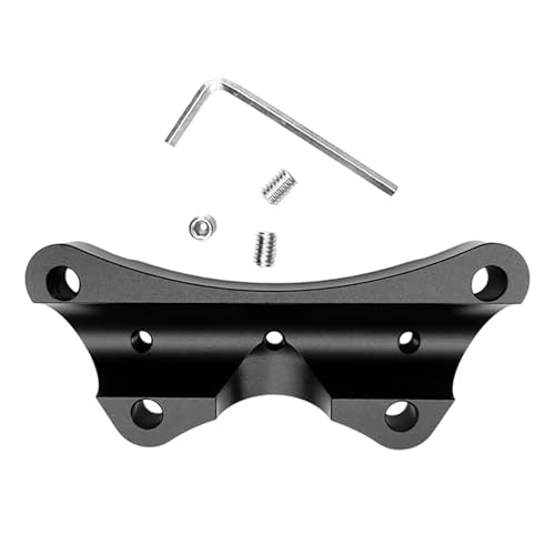 Rehausseurs guidon pour motos de tourisme 25 mm noir avec serrage antidérapant pour Ape Hanger