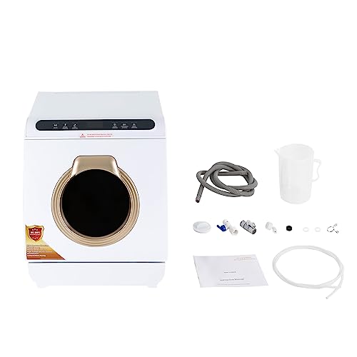 Countertop Dishwasher, Portable Dishwasher w/7L/6.35qt Built-in Water Tank No Hookup Needed, 5 Programs 360° Dual Spray Air-Dry Function, Mini Dishwasher for Apartment RV Dormitory, 900W White