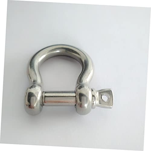 HEALLILY 2 Peças 304 Manilha De Pára-Choque Grande Manilha D Manilha De Âncora De Manilha De Recuper