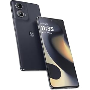 Motorola Edge 5G – 2024, (256GB) 6.6″ pOLED 144Hz Endless Edge Display, 50MP Camera, 5000mAh Battery, Unlocked (w/ 45W Fast Charging Adapter) – Midnight Blue (Renewed)