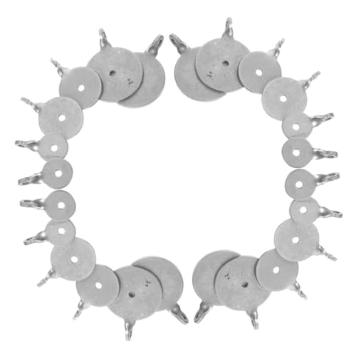 ifundom 24pcs Stainless Targets for Training Durable Small Practicing Plates for Enhanced Accuracy Shooting and Archery Exercises