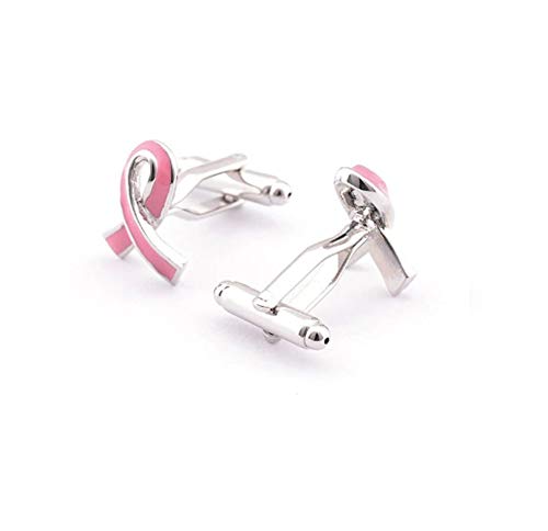 Gemelos para Camisa Símbolo Cuidado Cáncer Rosa miniatura 3