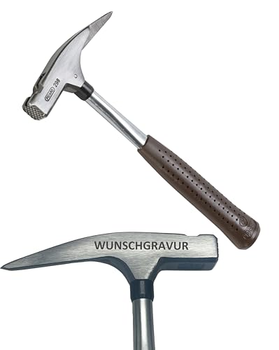 PICARD Latthammer Nr. 298 – mit individueller Lasergravur | Personalisiertes Geschenk für Zimmerer, Schreiner & Dachdecker | geraut
