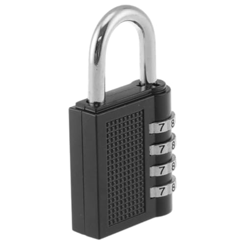 Image of Oblivion Number Locks for Door - Multicolour 4-Digit Number Combination Anti-Theft Metal Lock for Travel Bag, Luggage, Door, Tool Box, Resettable PIN Number Padlock (Pack of 4)
