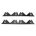Stainless Steel Stove Counter Gap Cover (2 Pack), Stove Guard, Stove Gap Filler for Kitchen, Range Trim Kit, Easy Clean with Heat Resistant, Adjustable Length 13.8 to 27.17