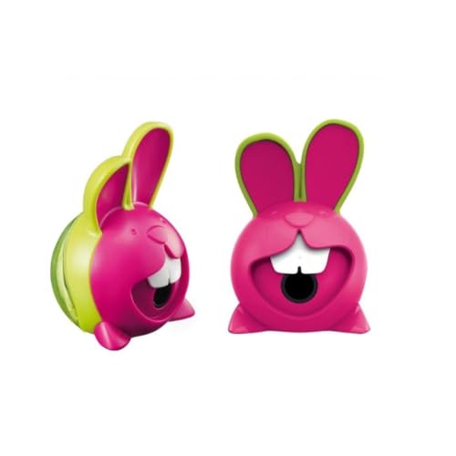 Apontador Croc croc Coelho 1 Furo com Depósito Lápis Comum (Rosa)