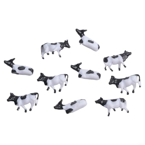 Set de 10 Figuras de Animales de Granja Escala 1:75 miniatura 2