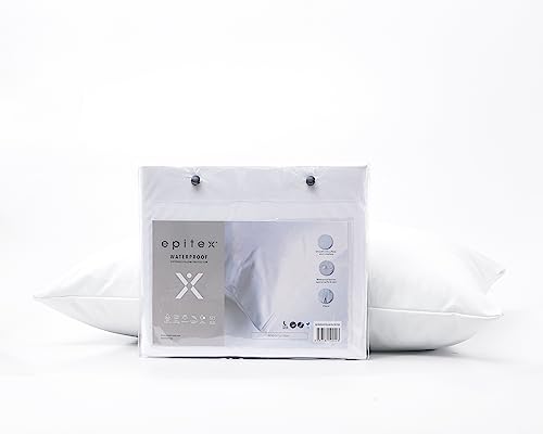 EPITEX Fitted Waterproof Pillow Protector Bed Protector Antibacterial And Anti-Mite Bedding Protector Waterproof (1pc)