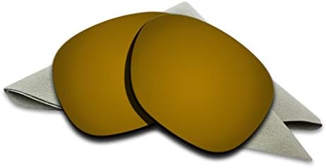 Bronze Golden Mirrored Polarized Lenses Replacement for Oakley Garage Rock Sunglasses