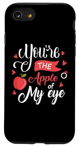 Fruit Apple Eye Love Romantic Lovely Gift Idea Apple of Eye Case for iPhone SE (2020) / 7/8