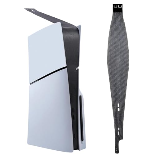YOFDALProtección contra el Polvo Kit para ps5 Slim Consola Edición Digital & Disc Red de Malla Antipolvo con Tapones de Silicona Accesorios de Polvo Protector Lateral para ps5 Slim-Negro