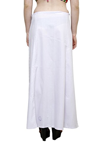 Image of Pistaa's combo of Women's Cotton Best Plain Solid Indian Readymade Inskirt Saree petticoats