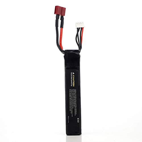 11.1V Lipo Battery Airsoft,Rechargable 1100mAh 3S Lipo Battery with T Plug for Tactical Version Airsoft Gun - Image 3