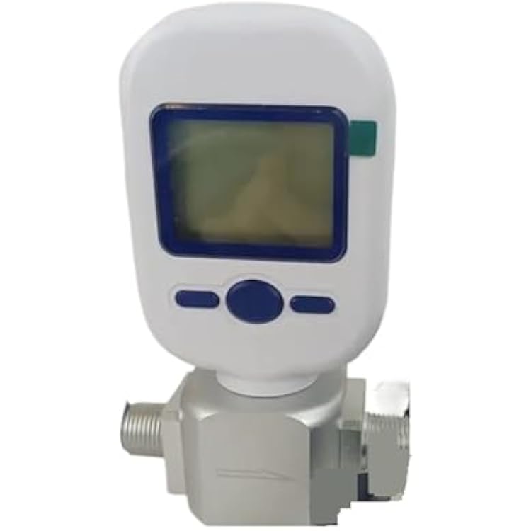 Digital Gas Flow Meter LCD Display Flow Sensor Controller Air Mass Natural Gas Flow Meter Mass Portable air Flow Meter Sensor