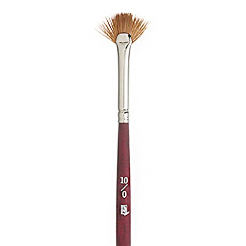 Image of Princeton Velvetouch, Series 3950, Paint Brush for Acrylic, Oil and Watercolor, Fan, 10 /0