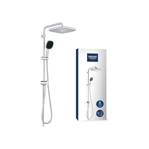 GROHE Vitalio Comfort 250 Shower System Diverter 620mm rail 9.5l/min