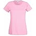 camiseta-de-fruit-of-the-loom-para-mujer-ajustada-de-distintos-colores-de-algodon-manga-corta-rosa-rosa-claro-large
