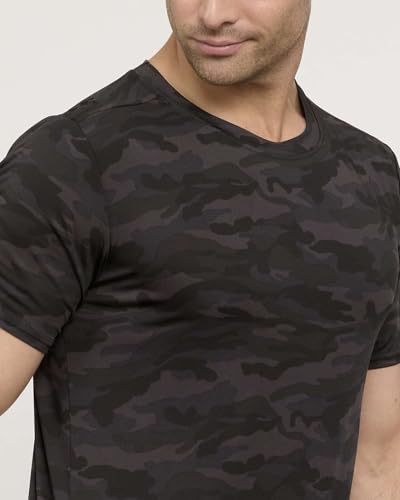 Image of Real Essentials 5 Pack: Men's Dry-Fit Moisture Wicking Active Athletic Performance Crew T-Shirt