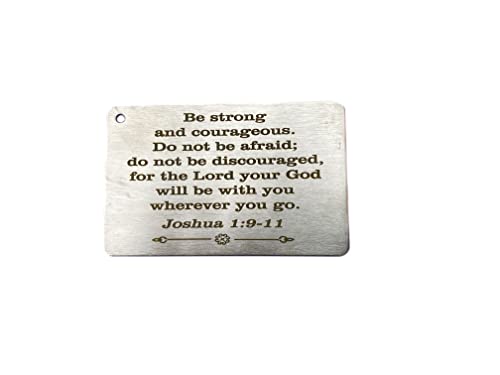 Wallet Card : Be Strong, Keychain Accessories, Purse Accessories, Card, Brass Card, Nickel polishing, Engraved Card, Cocktail Card.