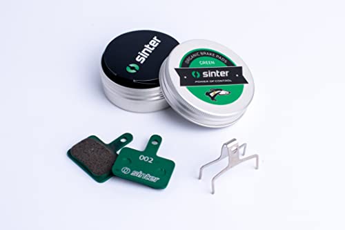 Sinter Disc Brake Pads - 002 Shimano B Green S2032 - Single Pair Metal Can Carded 2022: Green One Size - Image 3