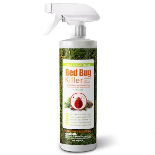 Image of Bed Bug Killer 16 oz EcoVenger by EcoRaider, 100% Kill Efficacy, Bedbugs & Mites, Kills Eggs & The Resistant, Lasting Protection, USDA BIO-Certified, Plant Extract Based & Non-Toxic, Child & Pet Safe