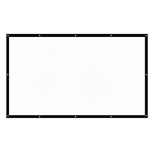 Pantalla de proyector portátil 60 pulgadas 16:9 blanca miniatura 6