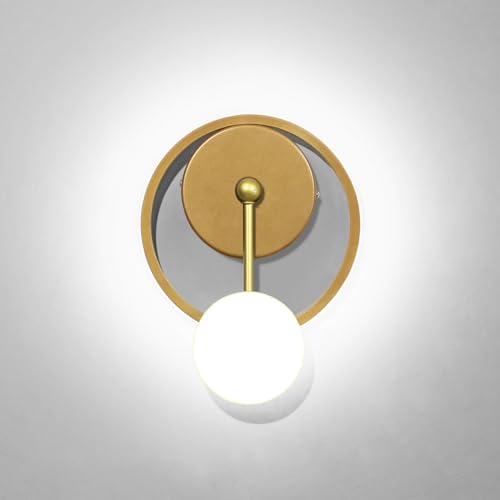 Image of XEYOU 18W Modern Wall Sconce Lighting Indoor LED Creative Wall Light Fixture Clock Shape Decoration Wall Lamp for Living Room Bedroom Stair Corridor