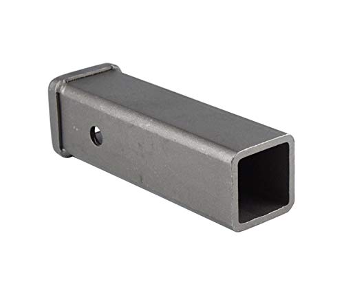 Image of TOPTOW 64454 Trailer Hitch Receiver Tube 2-inch X 9-inch Length Combo Bar, Weld on Raw Steel