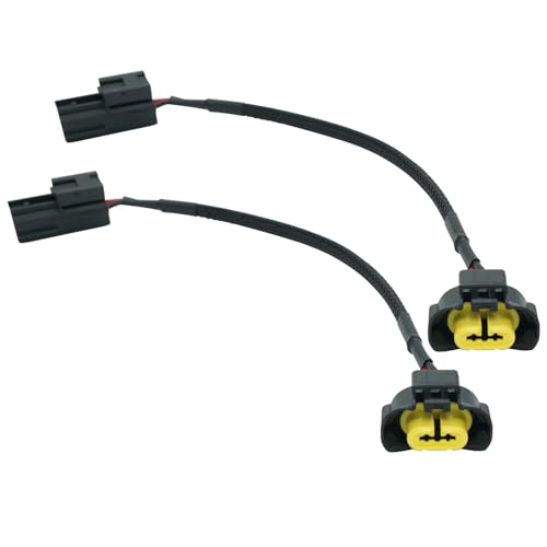 Micarun 2 Pcs Headlight HID to Halogen adatper Wiring Harness Connector Pigtail Plug for Nissan Maxima 2009-2014 Altima 2007-2014 Nissan Rogue 2008-2014 Low Beam