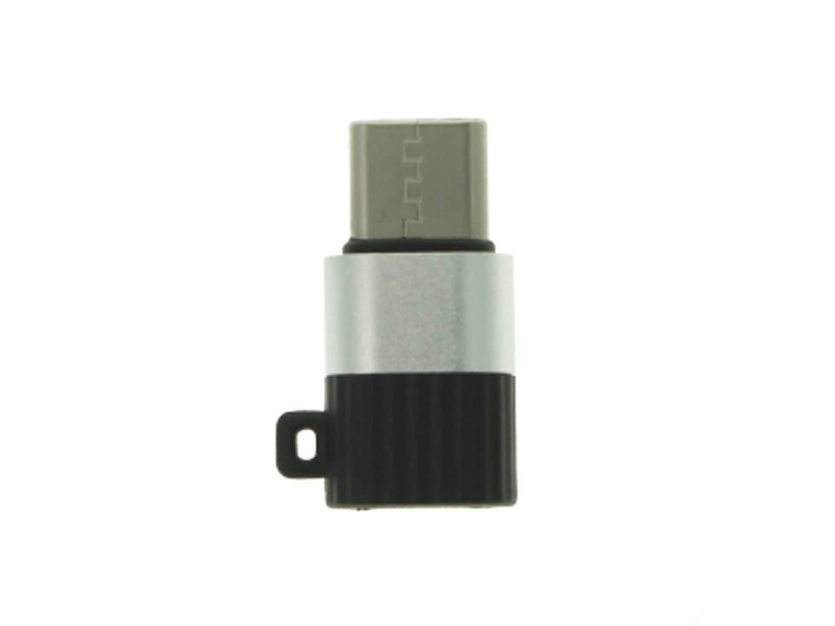 A2ZWORLD Adattatore Convertitore Porte: Set Da 8 Pezzi USB-A, USB-C, Micro USB, Lightning Con Portachiavi - 4